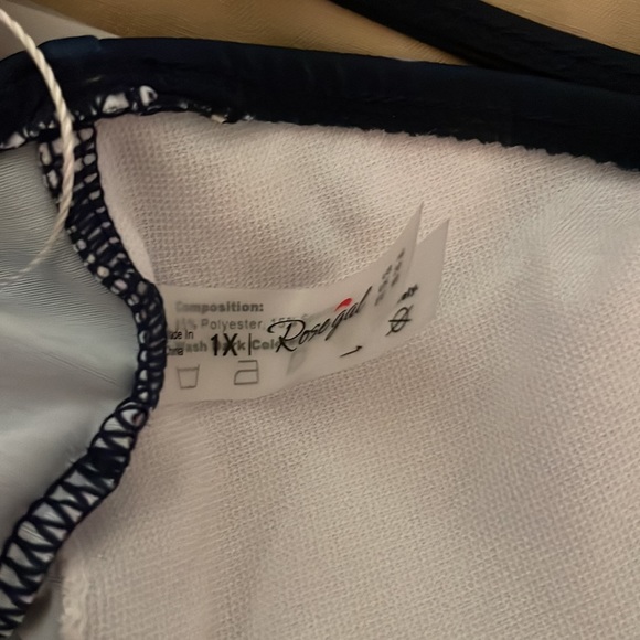 NWT Purple and Blue Bathing Suit Top - Picture 5 of 5